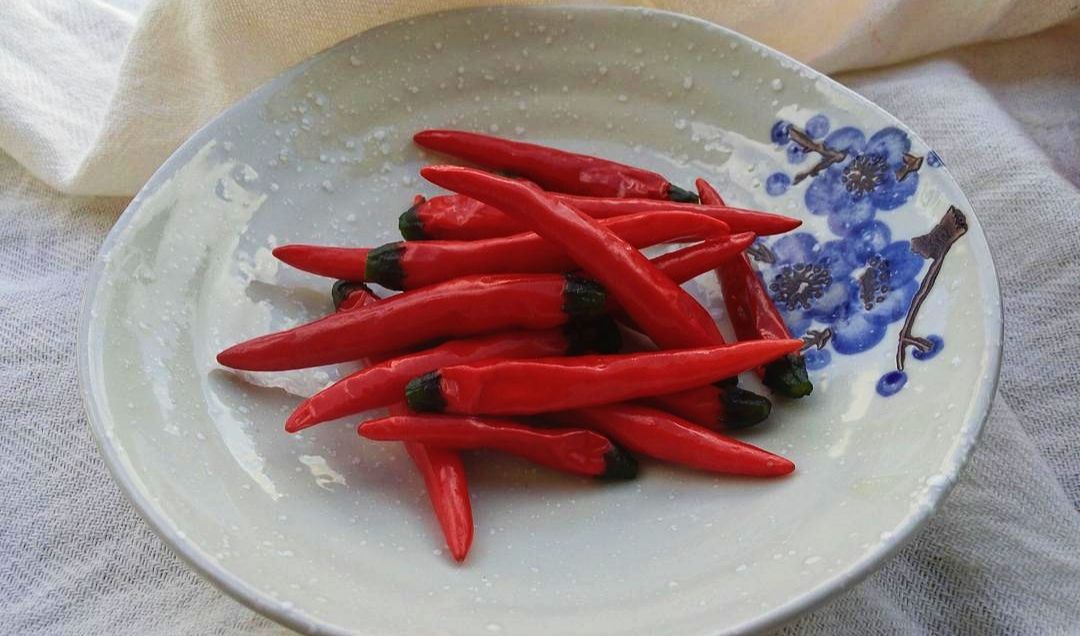 野山椒泡椒和小米辣泡椒,自做泡野山椒方法步骤