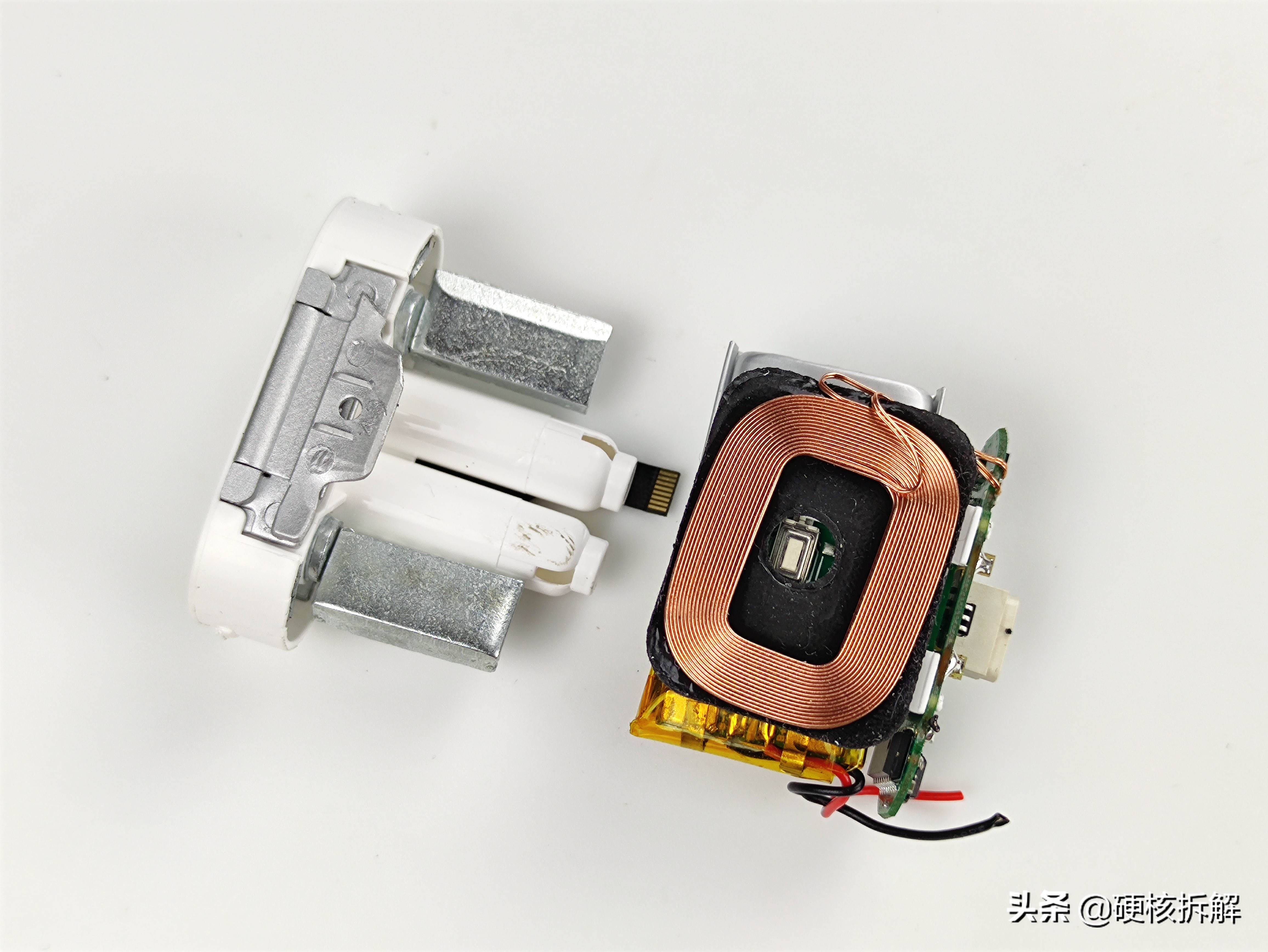 拆解苹果airpods和华强北airpods,拆解airpods耳机喇叭
