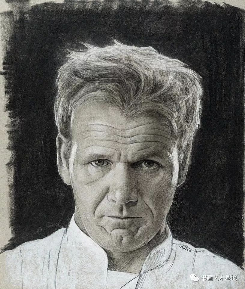 素描人像欧美明星,国外素描逼真的明星肖像