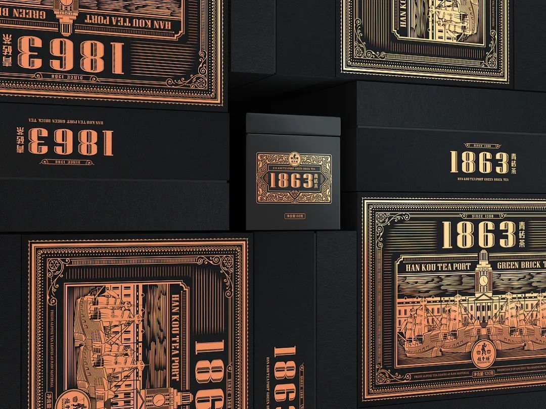 茶叶包装设计经典大气耐看,这些茶叶包装设计也太清雅了