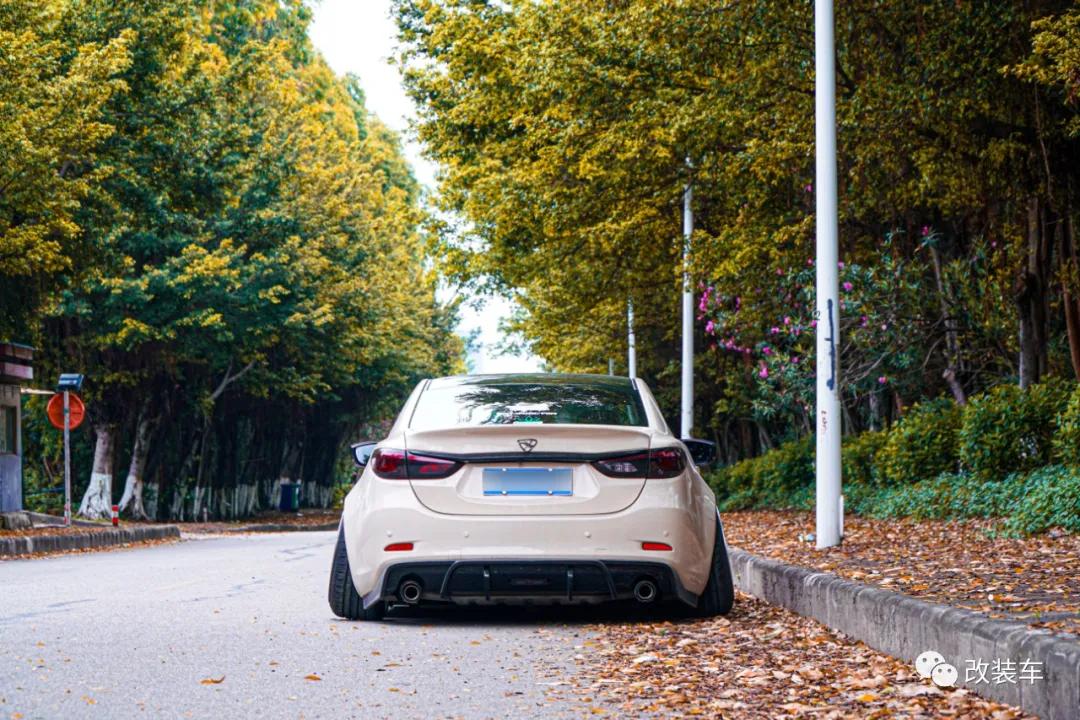 马自达阿特兹改装外观全过程,2018款马自达阿特兹改装
