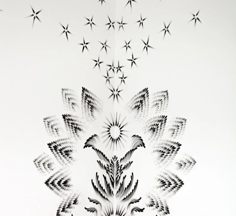 老奶奶绘画出神入化,老奶奶画渐变画