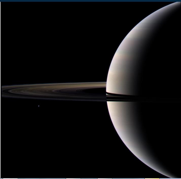 人类第1次拍摄土星的照片,不同年代拍摄的土星照片