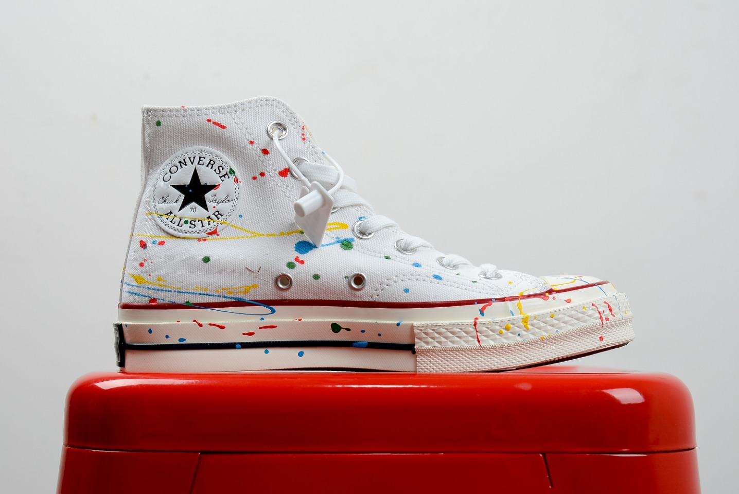 匡威 1970S泼墨系列 彩绘涂鸦 夏日多彩高低帮 Converse 70s