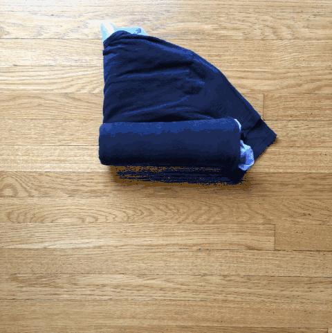 简单整齐又节省空间的叠衣服方法,衣服叠法不出褶收纳