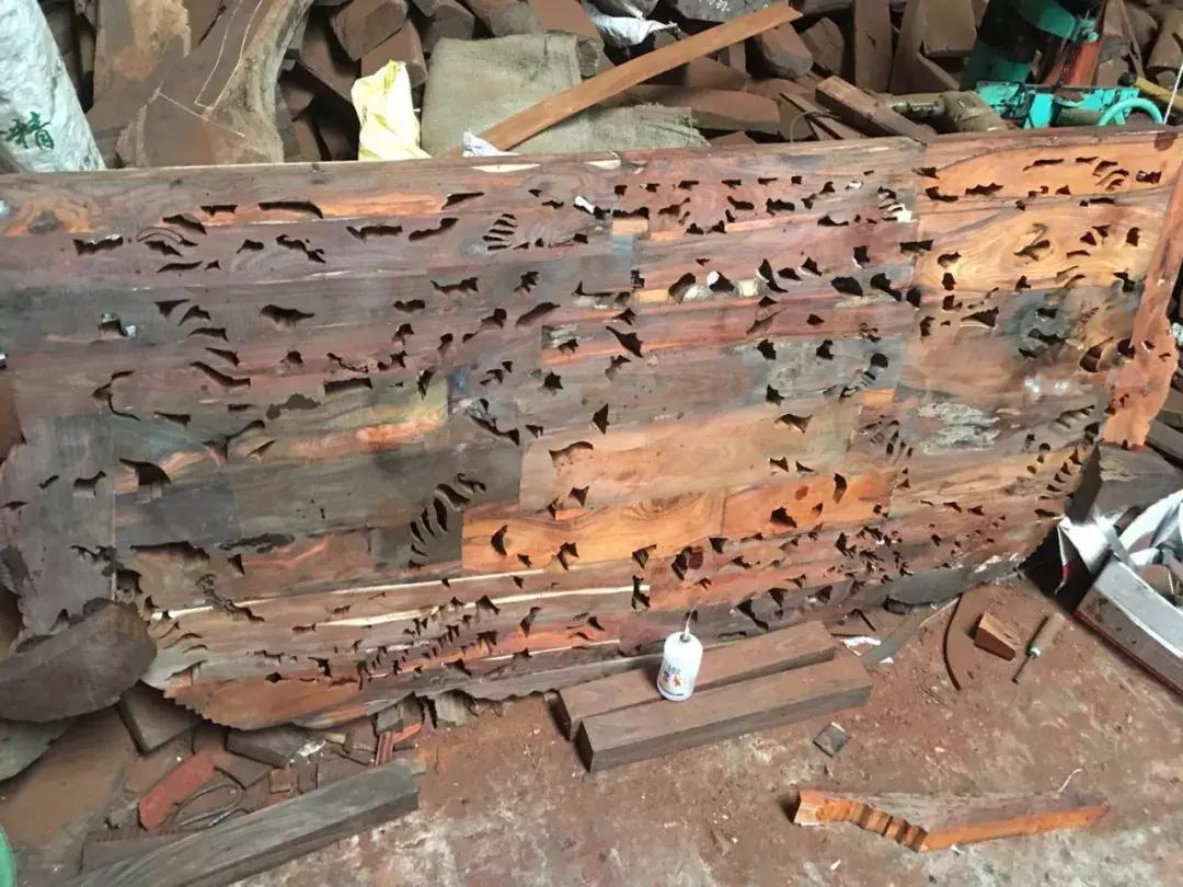 红木越南黄花梨木家具,越南红木家具半成品