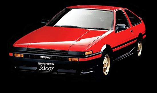 藤原拓海的ae86到底是什么车,ae86藤原拓海夏树