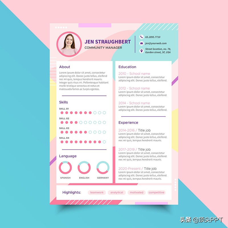 免费简历模板不要钱,小升初免费电子版简历模板