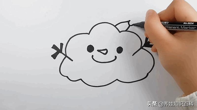 怎样画云朵画的云朵非常好看,云朵怎么画又简单又超级好看