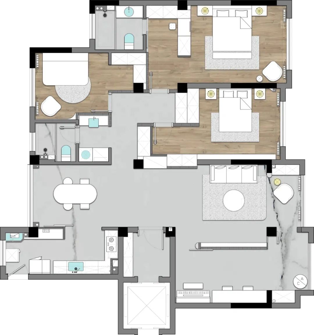 家装法式风格效果图,家装简约风格经典案例
