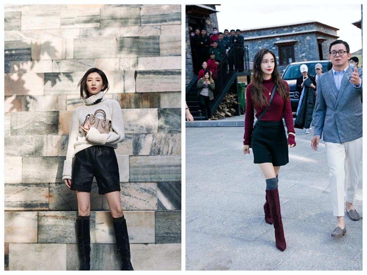 别再露脚踝了，又冷又out！今年流行露袜子，零难度时髦保暖绝招
