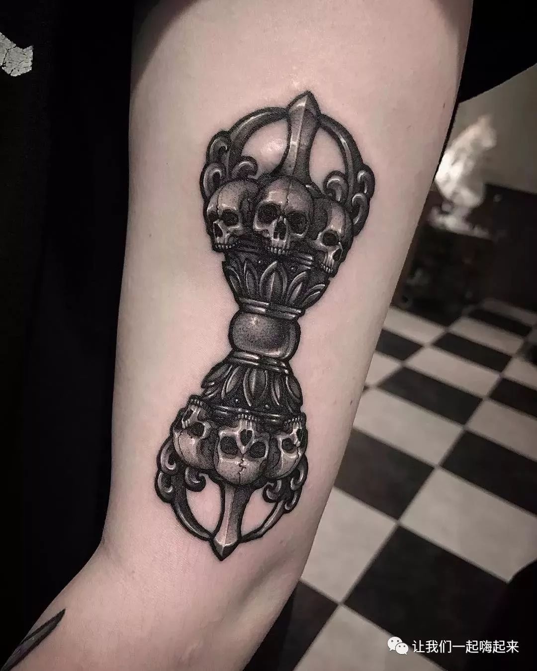 暗黑风格的纹身,暗黑风格纹身简洁