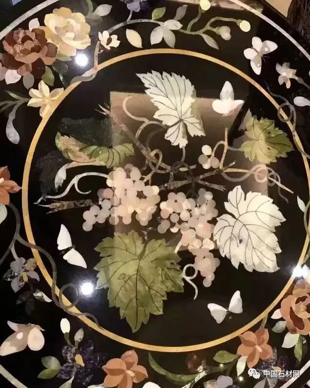 中式别墅石材水刀拼花图册,顶级石材水刀拼花