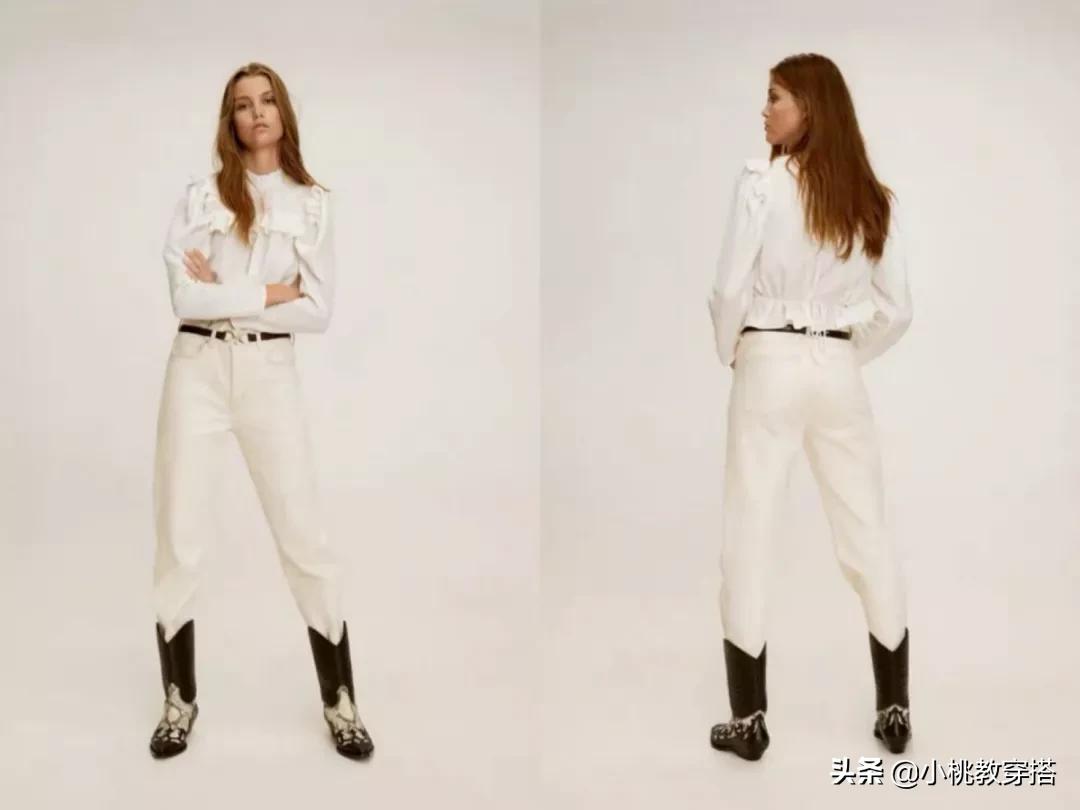 修饰腿型垂感直筒裤,腿粗小个子高腰直筒裤测评