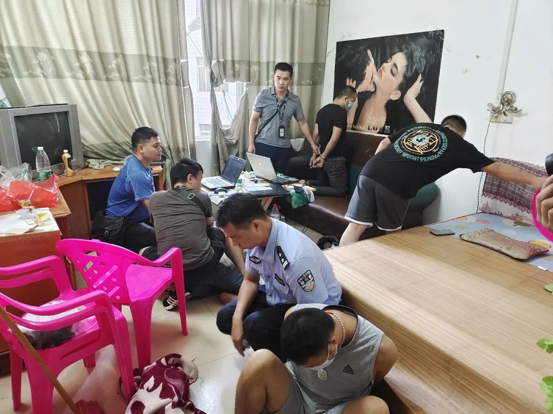 11人电信诈骗团伙落网,河池公布电信诈骗