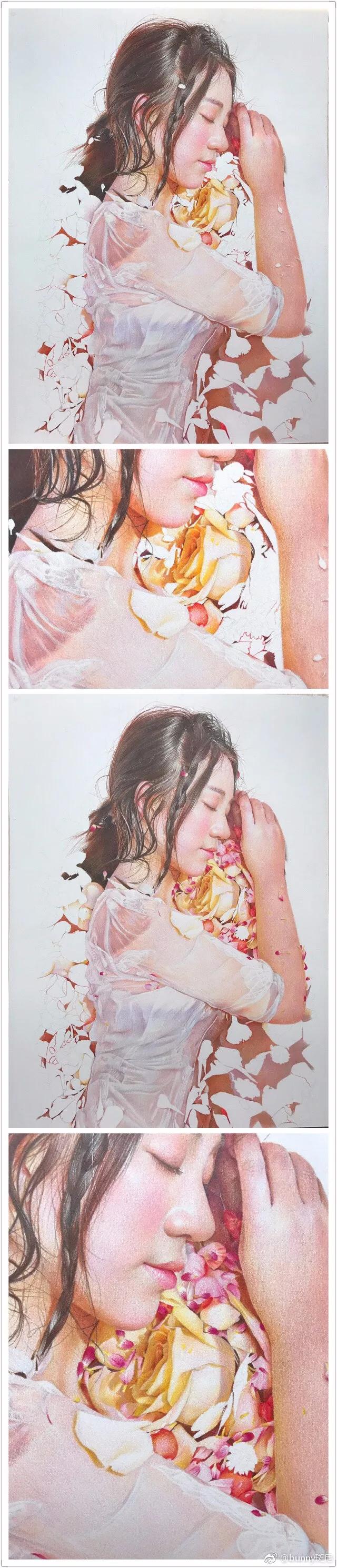 彩铅人物女孩教程视频,用彩铅画动漫人物天使恶魔