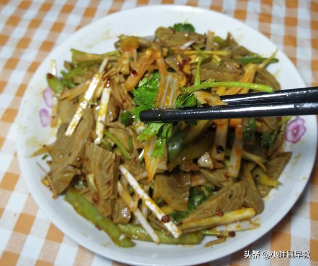 樱花凉拌素火腿,徐州菜凉拌素火腿