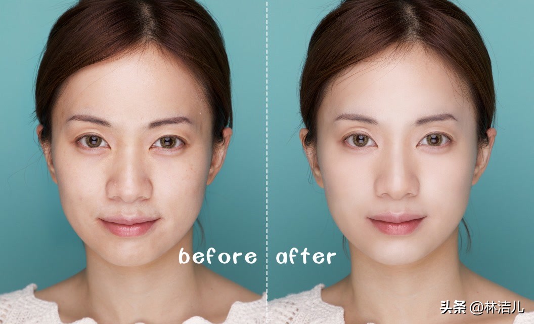 无底妆遮瑕不卡粉底妆教程,韩国妆容无散粉