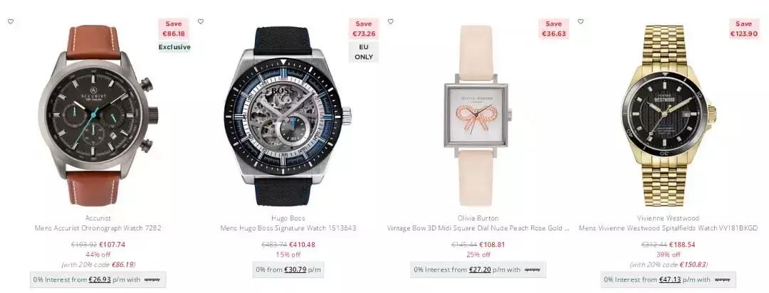 英国品牌手表大全及价格,英国手表能便宜多少