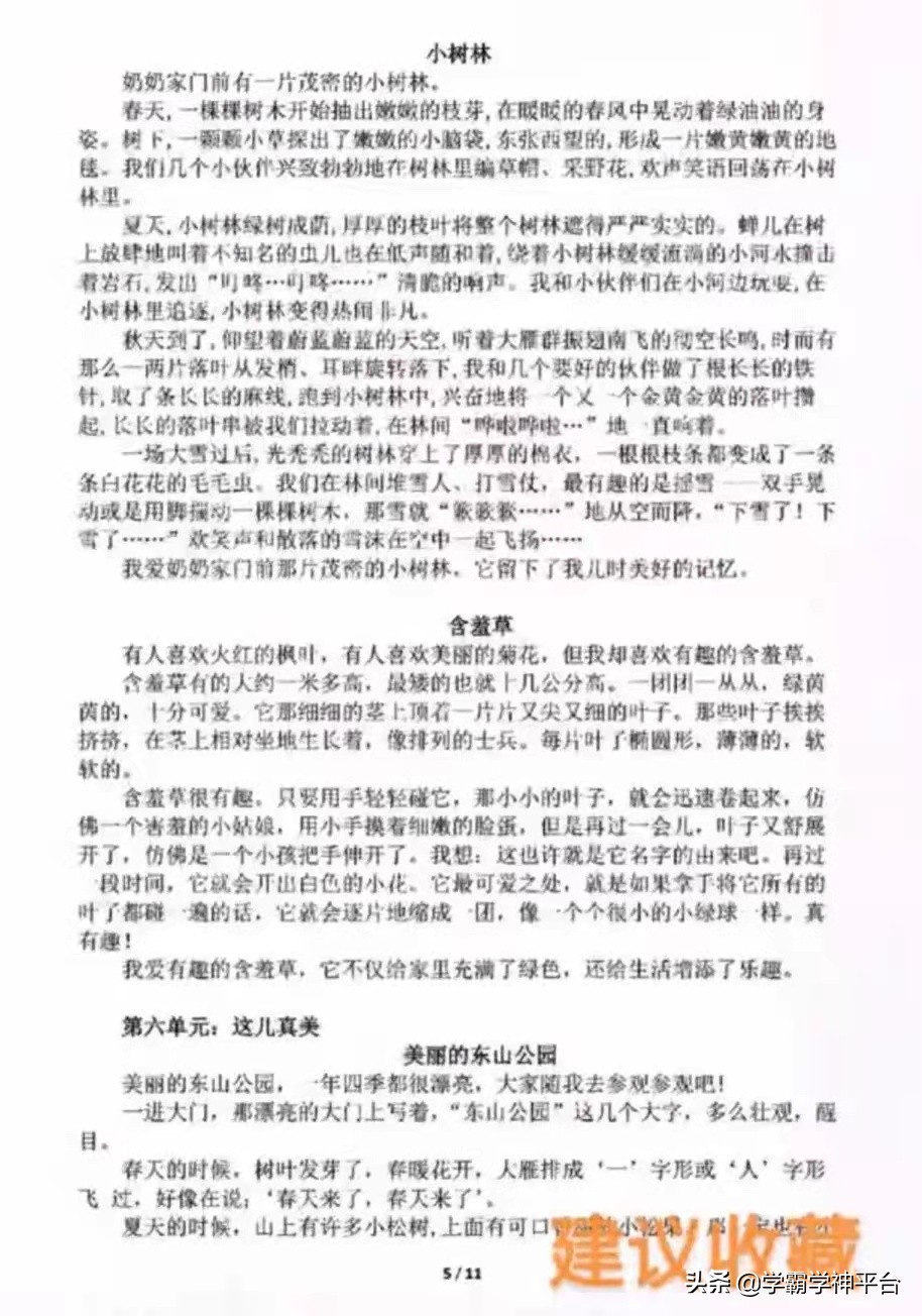 三年级上册同步作文所有内容,三年级语文上册同步作文