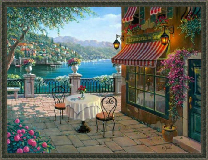 俄罗斯大师唯美风景油画,唯美风景一束花图