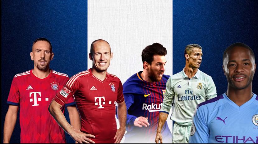 边锋在足球场上是什么位置,当今足坛四大神锋