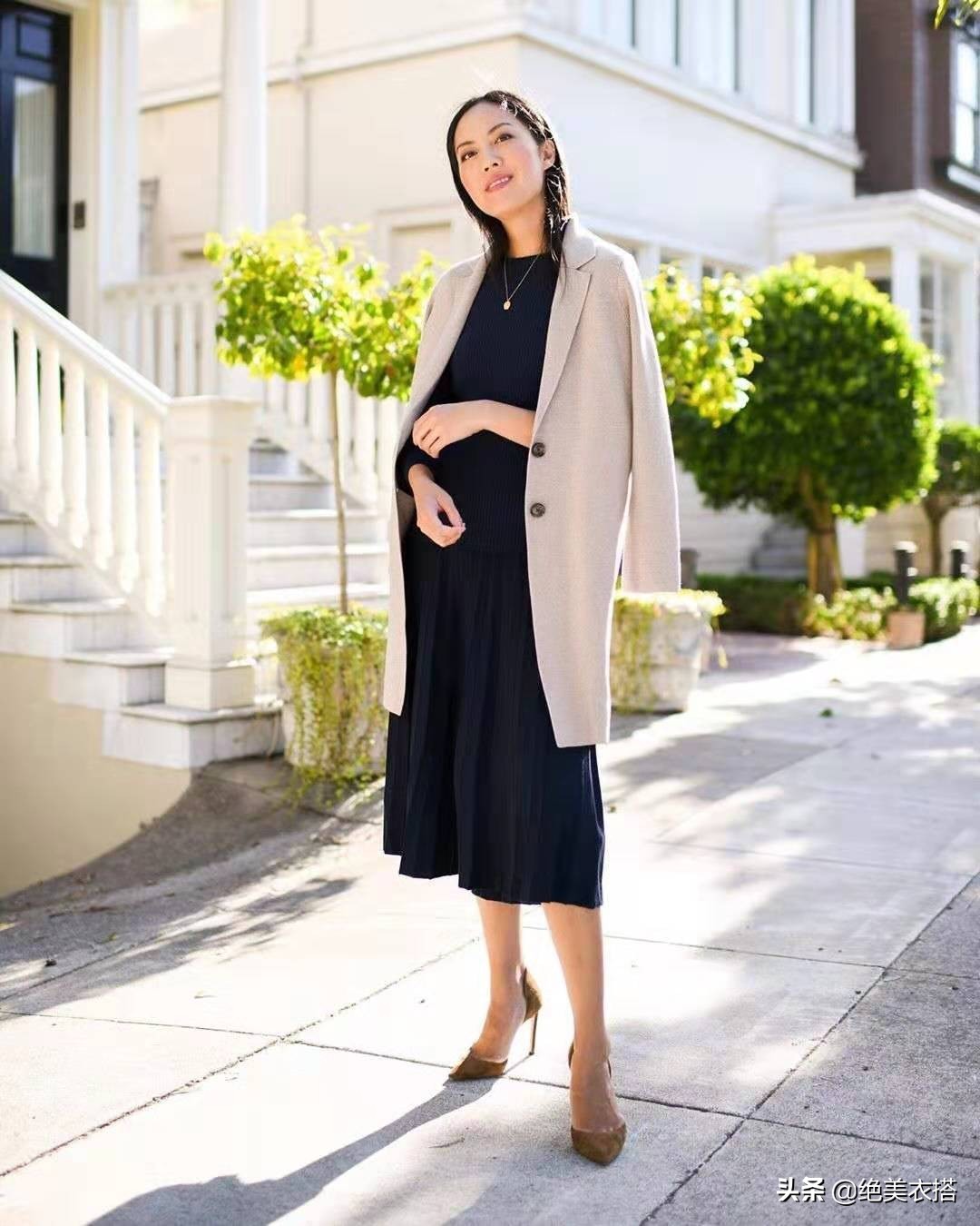 怎么穿出显瘦感,小个子显腰线穿搭