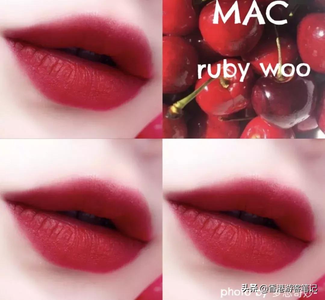 涂mac口红的女孩,涂mac小辣椒的美女