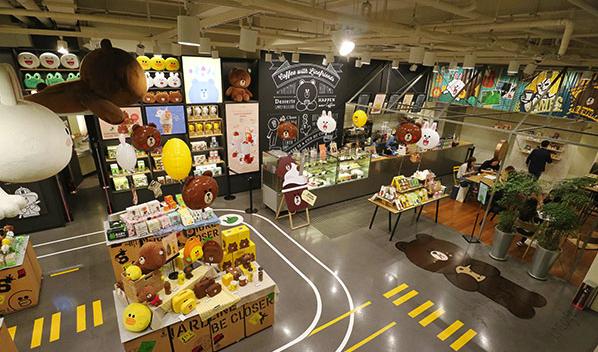 韩国linefriends店,韩国哪里买linefriends车载香水