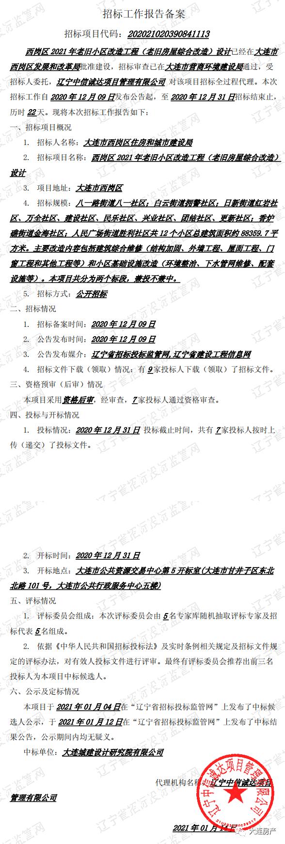 甘井子、沙河口、西岗区近117万㎡老旧小区改造来了