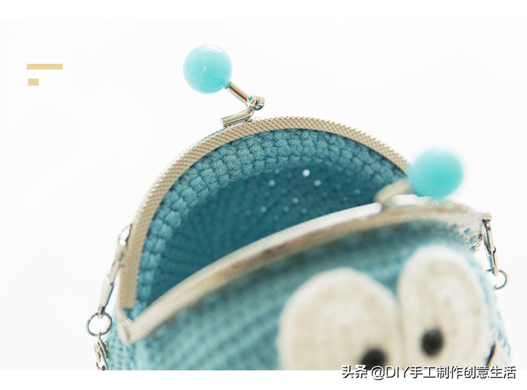 钩织扁包零钱包,钩织拉链零钱包