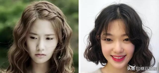 换个发型大方脸变小脸,30-40岁懒人减龄发型短卷发