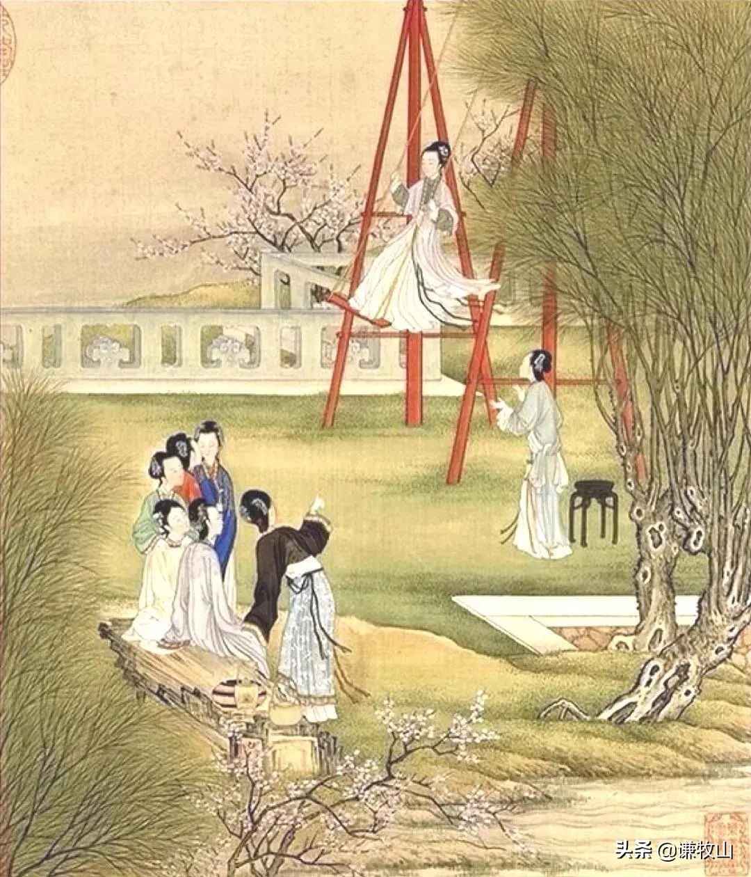 古代的女孩子，春天都在玩什么？