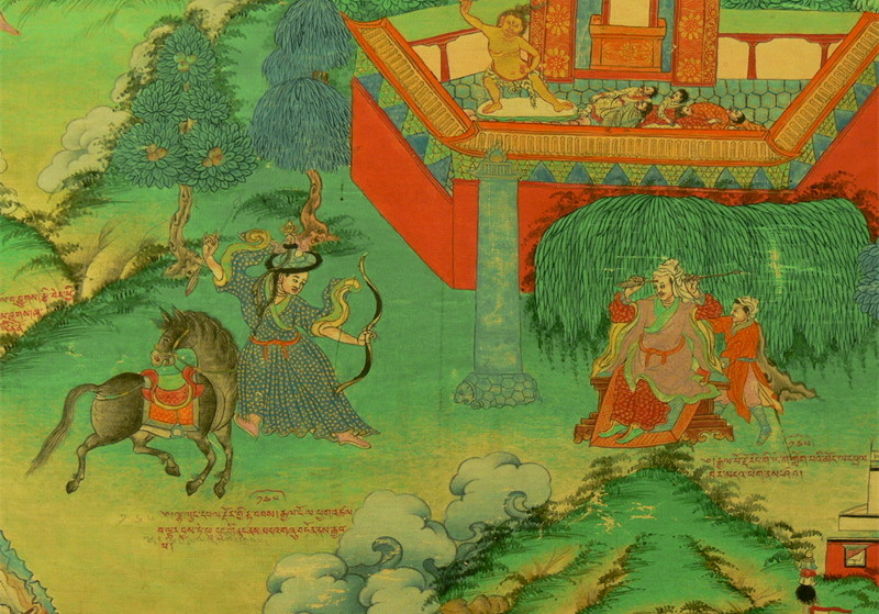 吐蕃赞普朗达玛灭佛的原因,藏族赞普朗达玛的事迹