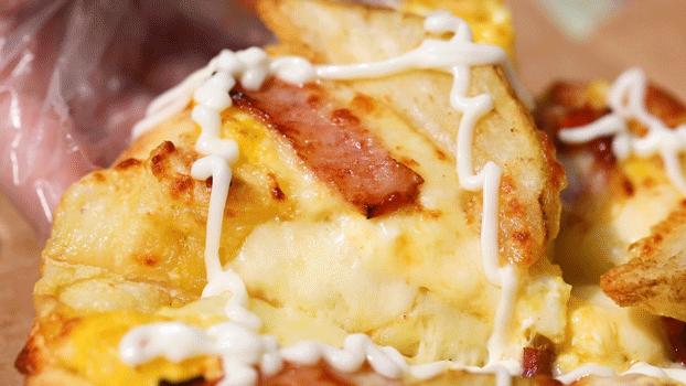 比萨买1送1，就3天，30min送到家，奥利给