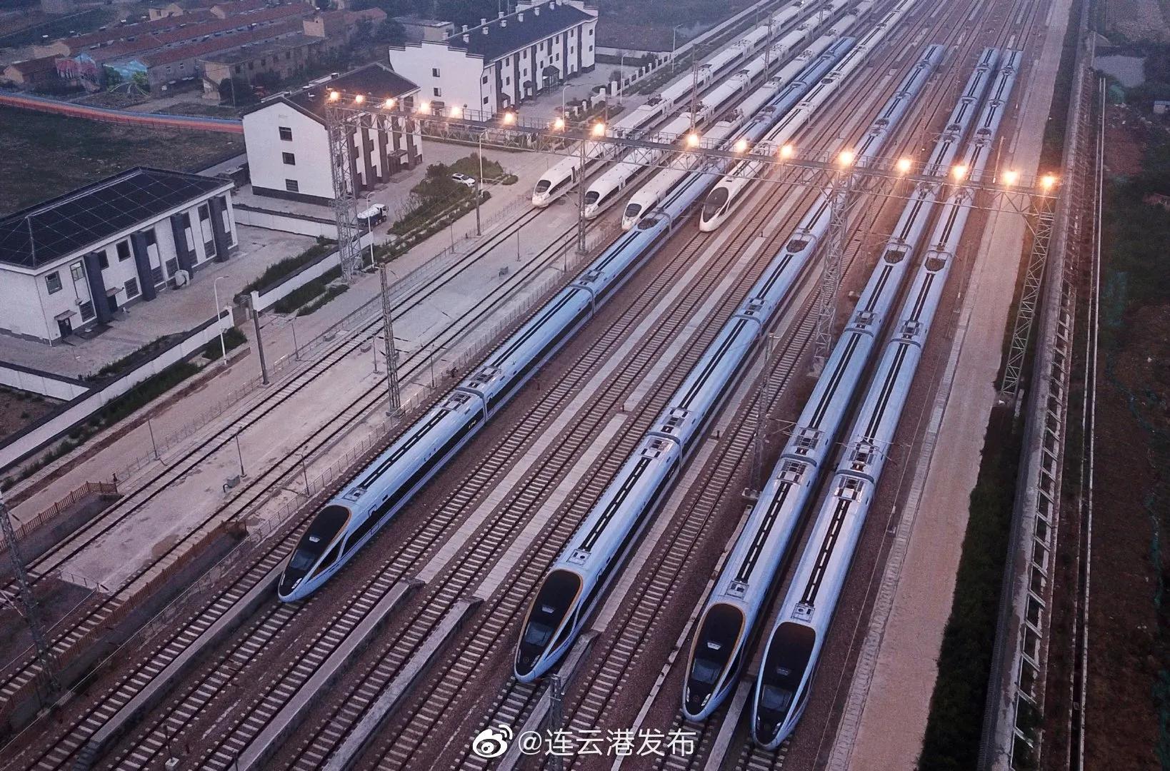 连云港动车存车场和谐号,连云港存车场