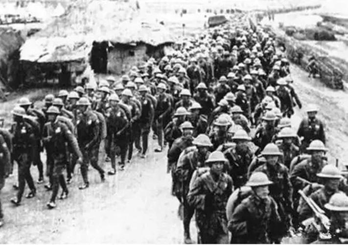 历史上广西狼兵与日军第一次交锋,广西狼兵打日军真实影像