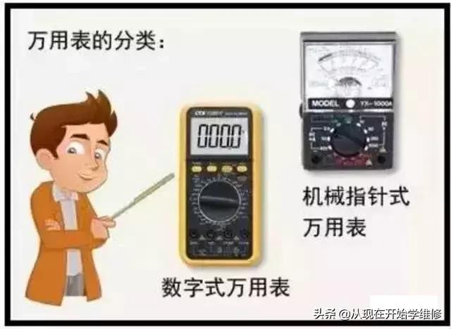 万用表使用口诀及挡位介绍,万用表使用口诀