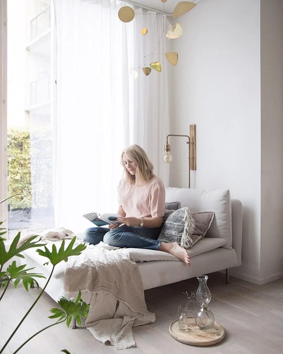 北欧家居博主,北欧网红ins风客厅