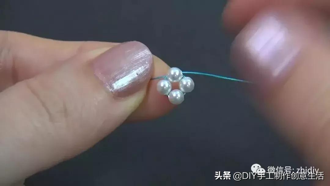 简单手工串珠戒指和发箍,戒指手工diy串珠慢视频