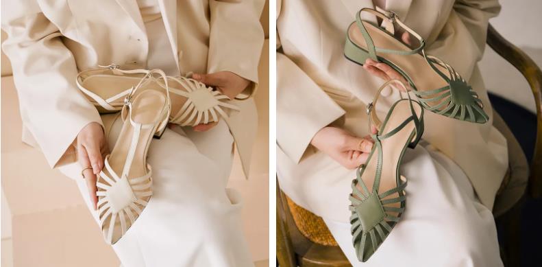 30-40岁洋气女凉鞋,30岁高档漂亮凉鞋女