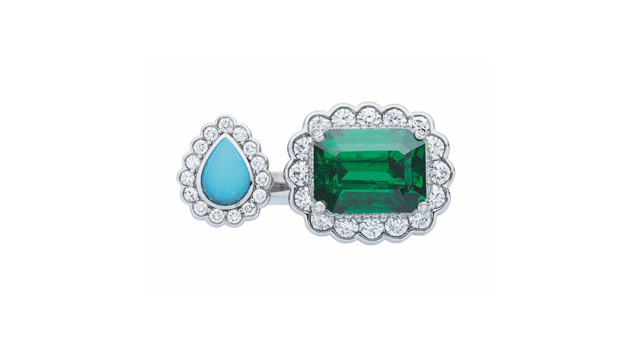 toietmoi浅蓝戒指,toietmoi戒指