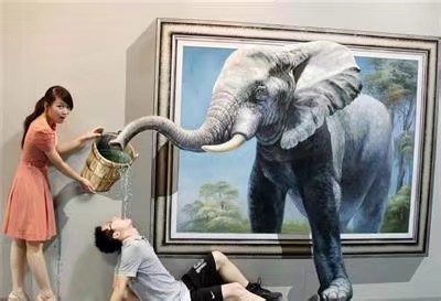 100幅经典画展,3d立体画超逼真大师