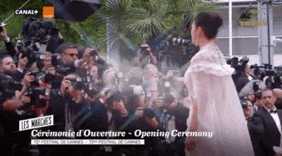 戛纳红毯惊艳时刻范冰冰,戛纳红毯多位网红