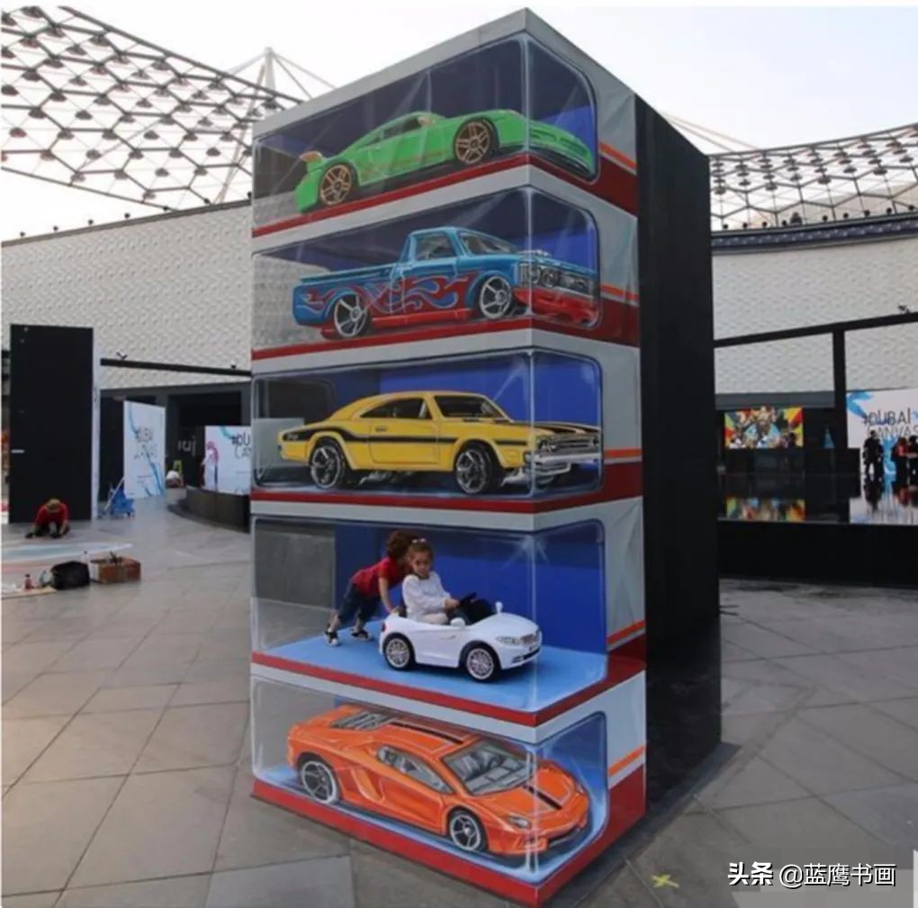一张图看懂3d立体画,蓝鲸怎么画逼真3d立体画
