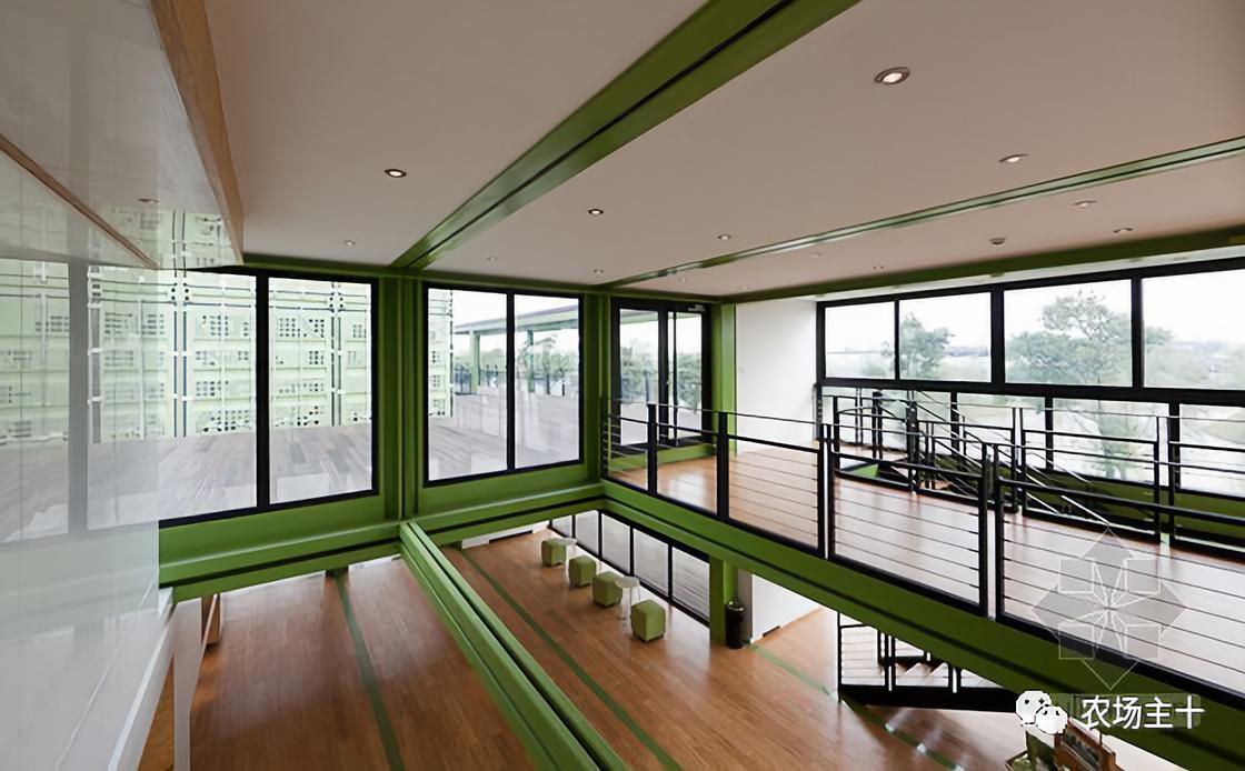 集装箱打造农场建筑,家庭农场可以放置集装箱做民宿