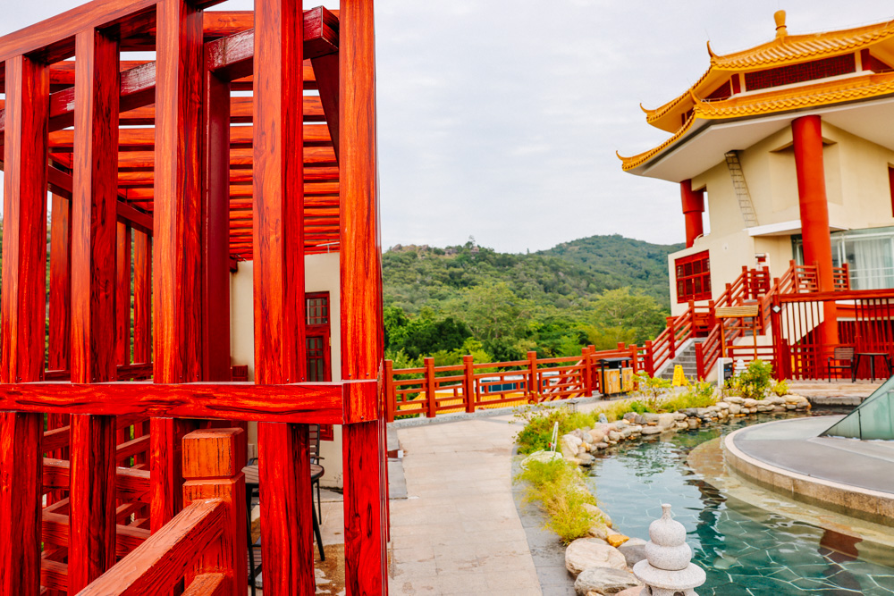 天气冷了去温暖的地方玩,潮州东山湖温泉度假村