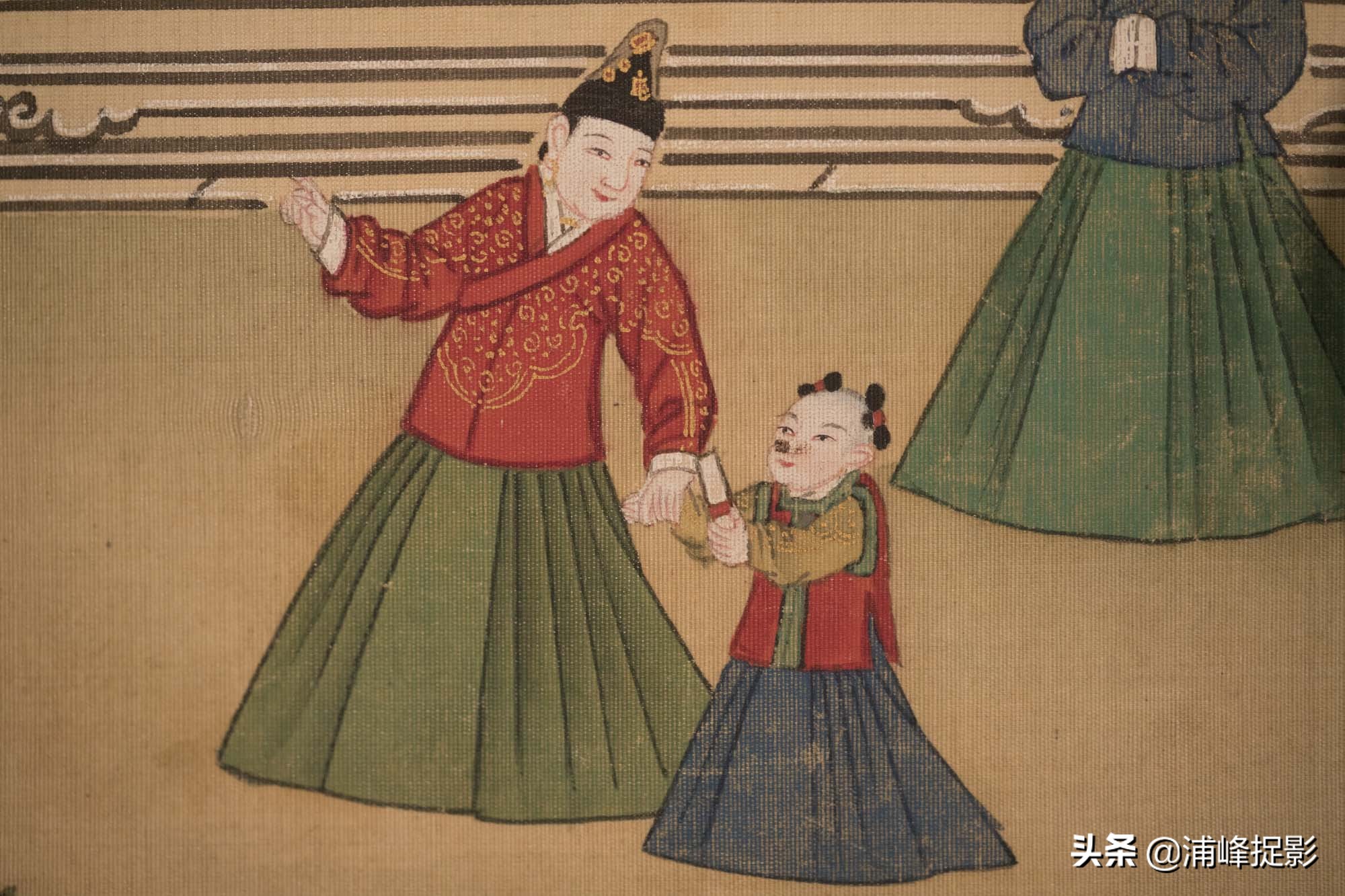 明朝皇帝出土古画,一幅明朝皇帝的古画