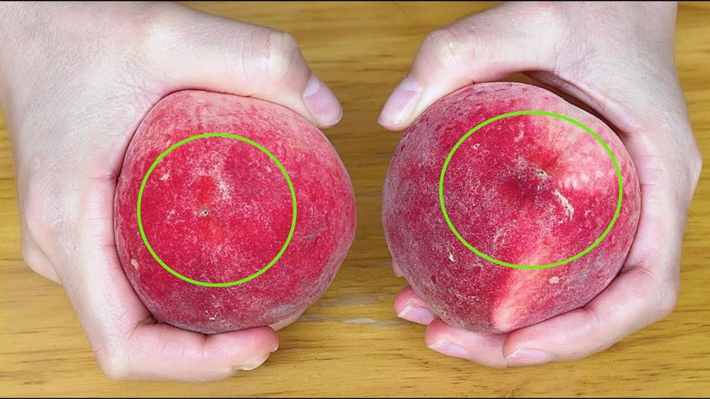 怎样挑选桃子又甜又好吃,挑选桃子又大又甜的地方