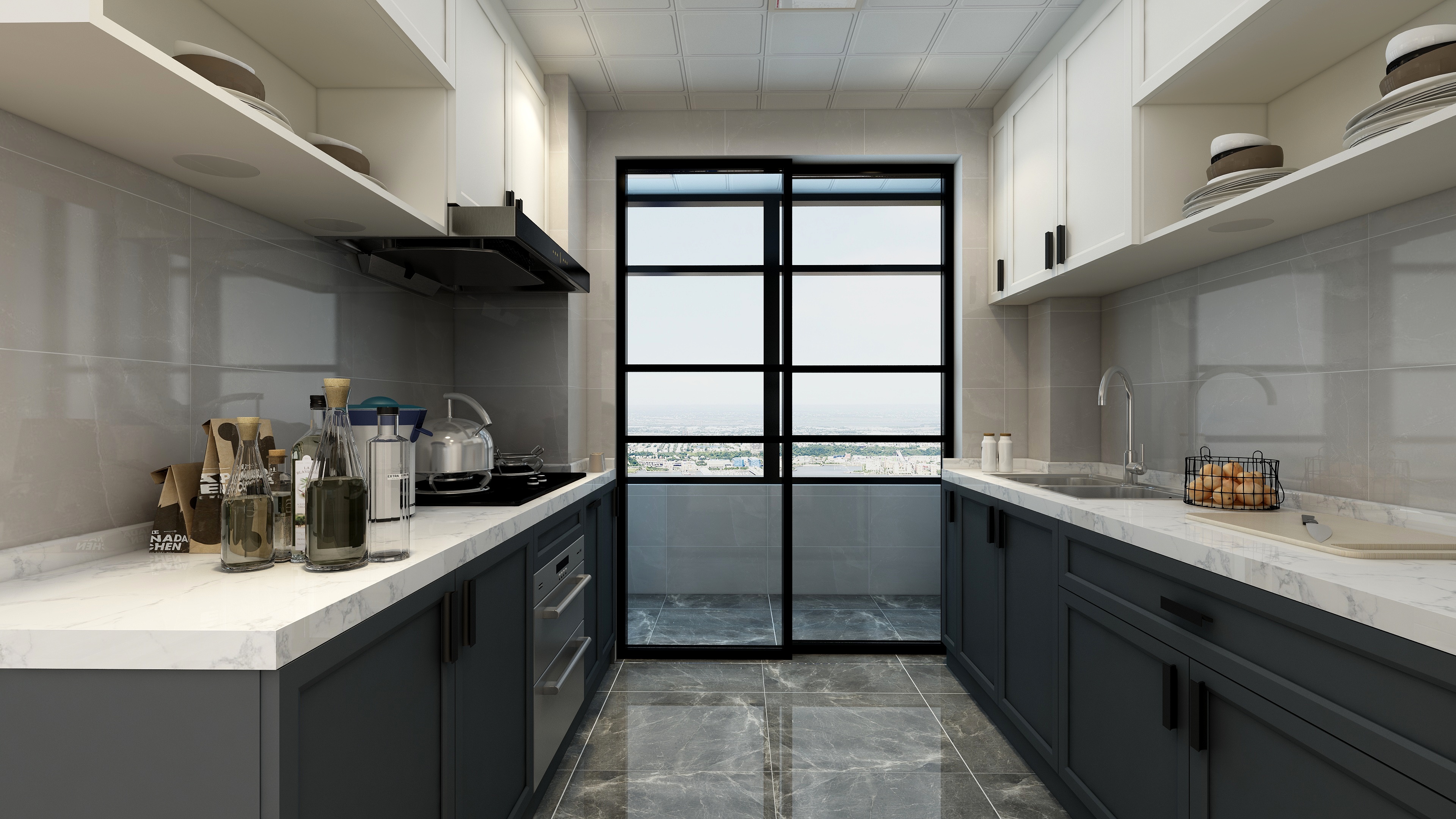 厨房台面用哪个好？大理石和石英石？看看沈阳装修公司怎么选